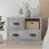 Berkfield Bedside Cabinet Concrete Grey 60x39x45 cm 1