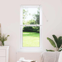 Berkfield Venetian Blinds Height Adjustable White 130 x 60 cm Aluminium