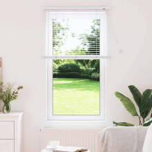 Berkfield Venetian Blinds Height Adjustable White 130 x 70 cm Aluminium