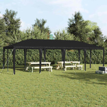 Berkfield Party Tent Anthracite 800 x 400 x 266 cm Polyethylene and Steel