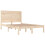 Berkfield Bed Frame without Mattress 135x190 cm Double Solid Wood 4