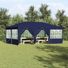 Berkfield Party Tent Blue 600 x 400 x 266 cm Polyethylene
