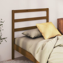 Berkfield Bed Headboard Honey Brown 96x4x100 cm Solid Wood Pine