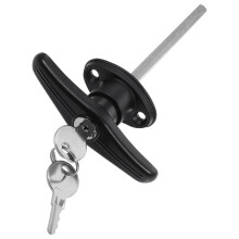 Universal Garage Door Emergency Release Lock Kit 3 Set, Heavy‑Duty T‑Handle with Keyed Security Access