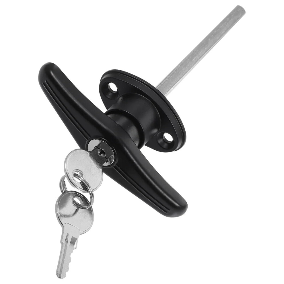 Universal Garage Door Emergency Release Lock Kit 3 Set, HeavyâDuty TâHandle With Keyed Security Access 9045646577319