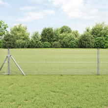 Berkfield Welded Wire Fence Silver