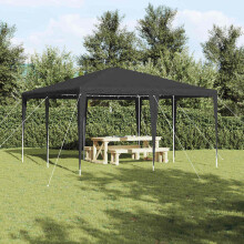 Berkfield Party Tent Anthracite 400 x 400 x 266 cm Polyethylene and Steel