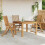 Berkfield Folding Garden Chairs 3 pcs Solid Acacia Wood 2