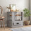 Berkfield Side Table Grey Sonoma 50x50x60 cm Engineered Wood 1