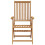 Berkfield Folding Garden Chairs 3 pcs Solid Acacia Wood 6