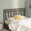 Berkfield Bed Headboard Grey 166x4x100 cm Solid Wood Pine 1