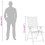 Berkfield Folding Garden Chairs 3 pcs Solid Acacia Wood 11