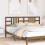 Berkfield Bed Headboard Honey Brown 206x4x100 cm Solid Wood Pine 1