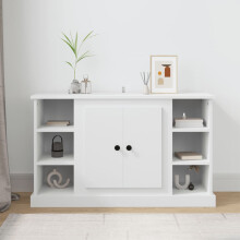 Berkfield Sideboard White 100x35.5x60 cm Engineered Wood