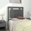 Berkfield Bed Headboard Grey 80.5x4x100 cm Solid Pine Wood 1