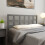 Berkfield Bed Headboard Grey 156x4x100 cm Solid Wood Pine 1