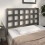 Berkfield Bed Headboard Grey 125.5x4x100 cm Solid Wood Pine 1