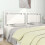 Berkfield Bed Headboard White 205.5x4x100 cm Solid Pine Wood 1