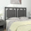 Berkfield Bed Headboard Grey 125.5x4x100 cm Solid Pine Wood 1