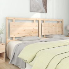 Berkfield Bed Headboard 205.5x4x100 cm Solid Pine Wood