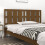 Berkfield Bed Headboard Honey Brown 185.5x4x100 cm Solid Wood Pine 1