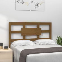 Berkfield Bed Headboard Honey Brown 80.5x4x100 cm Solid Wood Pine