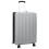 Berkfield Suitcase Folding with Lock Silver 50 x 30 x 76 cm ABS Plastic 1