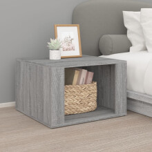 Berkfield Bedside Table Grey Sonoma 57x55x36 cm Engineered Wood