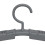Berkfield Extendable Clothes Hangers 10 pcs Grey 6