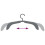 Berkfield Extendable Clothes Hangers 10 pcs Grey 7