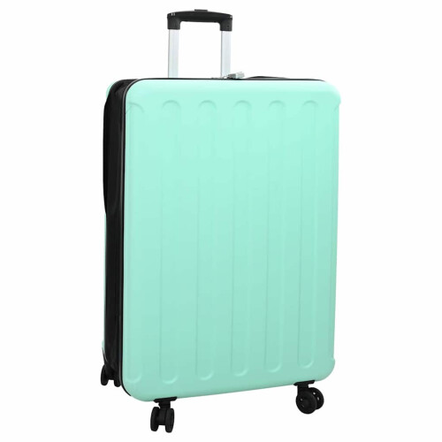 Berkfield Suitcase Folding Mint green 50 x 30 x 76 cm ABS Plastic