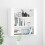 Berkfield Wall Cabinet White 80x33x80 cm Engineered Wood 1