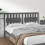 Berkfield Bed Headboard Grey 165.5x4x100 cm Solid Wood Pine 1