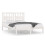 Berkfield Bed Frame without Mattress White Solid Wood Small Double 2