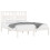 Berkfield Bed Frame without Mattress White Solid Wood Small Double 3