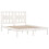 Berkfield Bed Frame without Mattress White Solid Wood Small Double 4