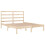 Berkfield Bed Frame without Mattress 135x190 cm Double Solid Wood 4