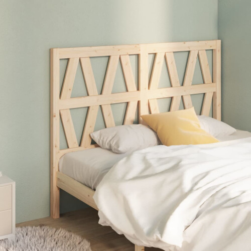 Berkfield Bed Headboard 141x4x100 cm Solid Wood Pine