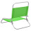 Berkfield Folding Beach Chairs 2 pcs Green Fabric 5