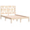 Berkfield Bed Frame without Mattress Solid Wood Double 4