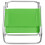 Berkfield Folding Beach Chairs 2 pcs Green Fabric 6