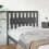 Berkfield Bed Headboard Grey 105.5x4x100 cm Solid Wood Pine 1