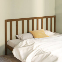 Berkfield Bed Headboard Honey Brown 186x4x100 cm Solid Wood Pine