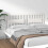 Berkfield Bed Headboard White 185.5x4x100 cm Solid Wood Pine 1