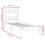 Berkfield Bed Frame without Mattress White Solid Wood Single 6