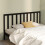 Berkfield Bed Headboard Black 206x4x100 cm Solid Wood Pine 1
