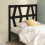 Berkfield Bed Headboard Black 96x4x100 cm Solid Wood Pine 1