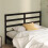 Berkfield Bed Headboard Black 166x4x100 cm Solid Wood Pine 1