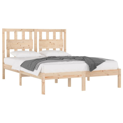 Berkfield Bed Frame without Mattress Solid Wood Small Double 2
