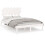 Berkfield Bed Frame without Mattress White 135x190 cm Double Solid Wood 2